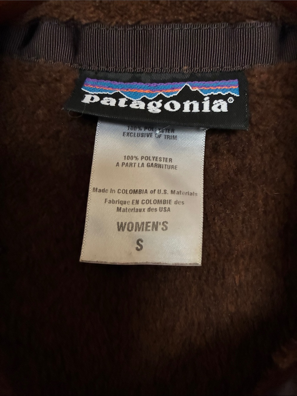 Patagonia Brown Zip-Up Fleece Pullover in Women’s Jacket - Size Small EUC - Picture 4 of 13